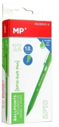 Długopis olejowy 1,0mm jasnozielony (12szt) - MP Main Paper