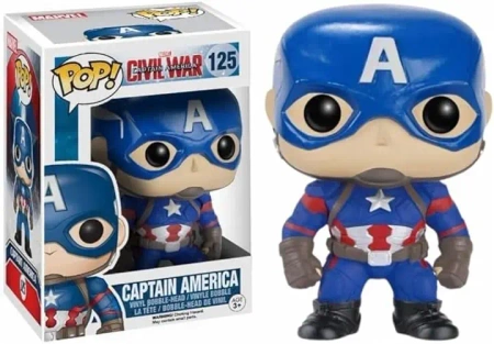 Figurka Civil War Captain America 125 Funko Pop