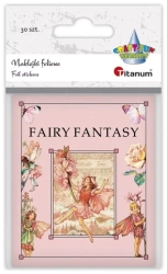 Naklejki foliowe Fairy Fantasy wróżki 30szt - Titanum