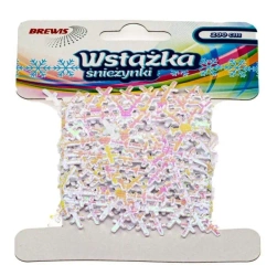 Wstążka śnieżynki 100cm - Brewis