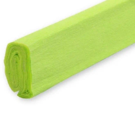 Bibuła marszczona pastelowa zielona 50x200 (10szt) - Polsirhurt