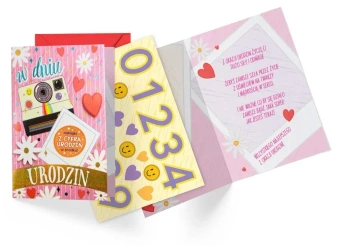 Karnet B6 Urodziny - Kukartka