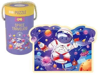 Puzzle 28 Kosmos w tubie - Leantoys