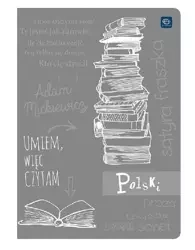 Zeszyt A5/60K linia Hybrid J.polski (10szt) - INTERDRUK