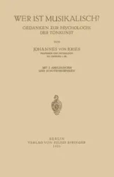 Wer ist Musikalisch? - von Kries Johannes