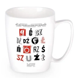 Kubek polskie literki/ polish letters - Nadwyraz