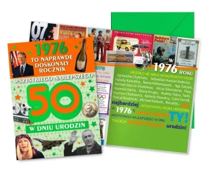 Karnet Urodziny 50 - Kukartka