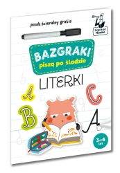 Bazgraki piszą po śladzie. Literki. Kapitan Nauka 3-6 lat - opracowanie zbiorowe