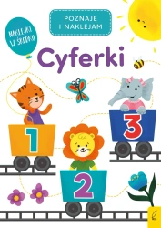 Poznaję i naklejam. Cyferki - Opracowanie zbiorowe