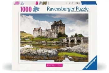 Puzzle 1000 Zamek Szkocja - Ravensburger