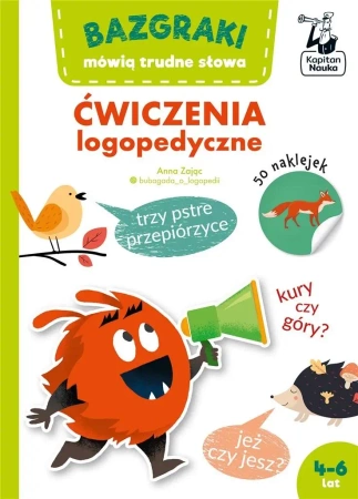 Bazgraki mówią trudne słowa. Ćw. logopedyczne - Anna Zając, Katarzyna Urbaniak