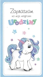 Zaproszenie Urodziny dziecięce (10szt) - Astro Atelier