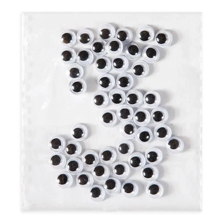 Ruchome oczka 6mm 50szt - Dalprint