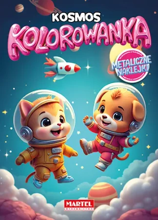 Kolorowanka. Kosmos z naklejkami metalicznymi - Maciej Ratajczyk