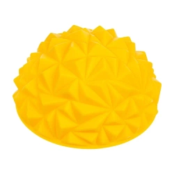 Półkula sensoryczna do masażu diament 16 cm żółta - TULLO