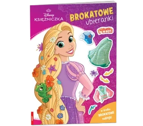 Disney Księżniczka. Brokatowe Ubieranki - opracowanie zbiorowe