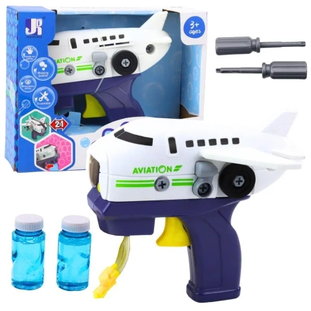 Pistolet do baniek mydlanych 2w1 - Leantoys