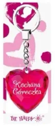 Brelok serce - Kochana Córeczka - Be-Happy Gifts