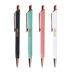 Długopis żelowy automatyczny Deco nieb (24szt) - Strigo