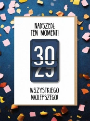 Karnet Urodziny 30