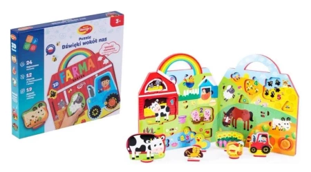 Puzzle Dźwięki wokół nas - Farma - Dumel