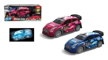 Pojazd auto sportowe sterowane pilotem podświetlane ledowo z ładowarką - SWEDE