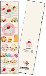 Zakładka do książki Pasticcini opakowanie 2 sztuk - Tassotti