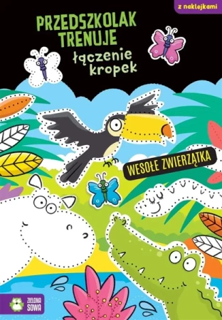 Przedszkolak trenuje łączenie kropek. Wesołe.. - Ewelina Protasewicz