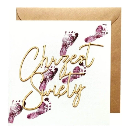 Kartka Chrzest Święty - Naem