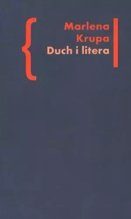 Duch i litera - Marlena Krupa