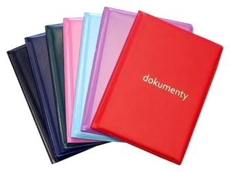 Okładka na dokumenty duża PVC MIX - Panta Plast
