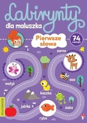 Labirynty dla maluszka. Pierwsze slowa - praca zbiorowa