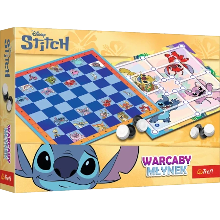Warcaby i Młynek Lilo&Stitch TREFL