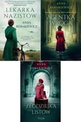 Powieści wojenne Lekarka nazistów + Agentka wroga + Złodziejka listów - Anna Rybakiewicz