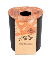 Świeczka sojowa Powąchaj mnie Fresh Orange czarny - Pavoncella