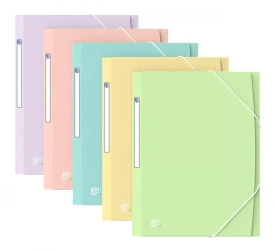 Teczka z gumką A4+ Urban pastel mix OXFORD