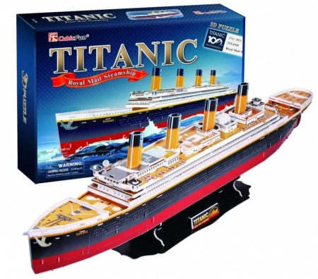 Puzzle 3D Titanic Duży - Cubic Fun