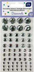 Naklejki dekoracyjne 62szt Diamonds - INTERDRUK