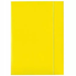 Teczki Kartonowe z gumką A4 Bantex Żółte
