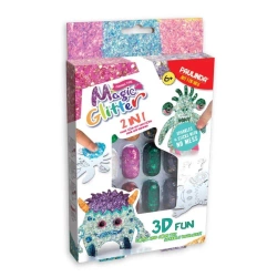 Stwórz swojego stworka 3D Magic Glitter - Stworek - Strigo