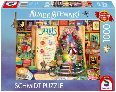 Puzzle PQ 1000 Wspomnienia z Paryża / Francja - Schmidt