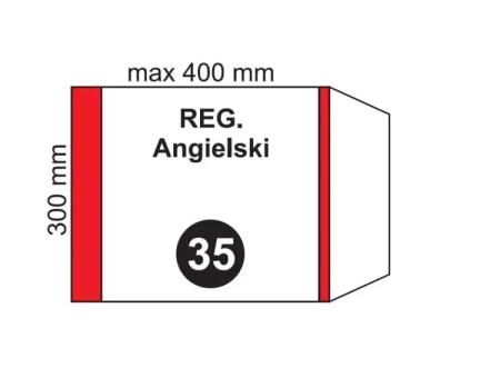 Okładka na podr regulowana NR 35 (20szt) - Fol-Plast