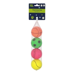 Piłka dla Psa 4szt 6cm