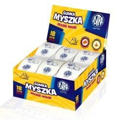 Gumka myszka (18szt) ASTRA - ASTRA papiernicze