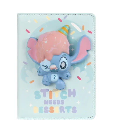 Notes B6 Squishy 3D Disney Fashion Stitch wzór 2 - PATIO