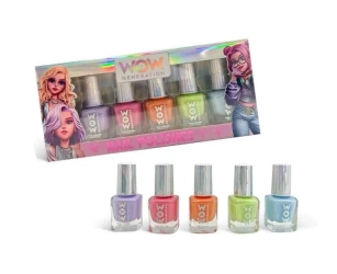 Lakier do paznokci pastel 5-pak - Kids Euroswan