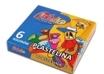 Plastelina 6 kolorów - Alfa Pastello
