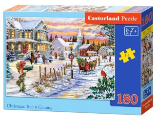 Puzzle 180 Choinka nadchodzi CASTOR - Castorland