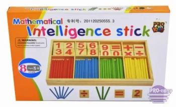 Nauka liczenia na patyczkach drewnianych - Pro Kids