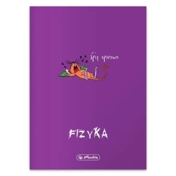 Zeszyt A5/60K kratka Eco PP Fizyka (5szt) - HERLITZ